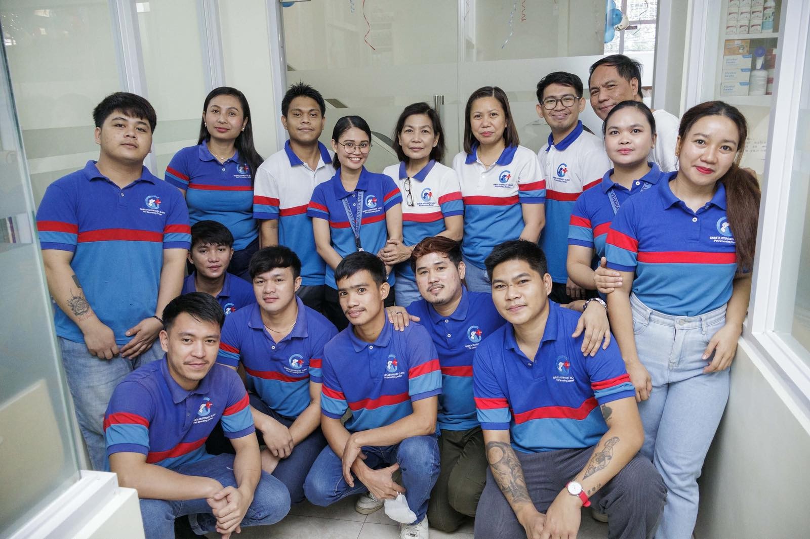 The Gabieta Veterinary Clinic Angono branch team